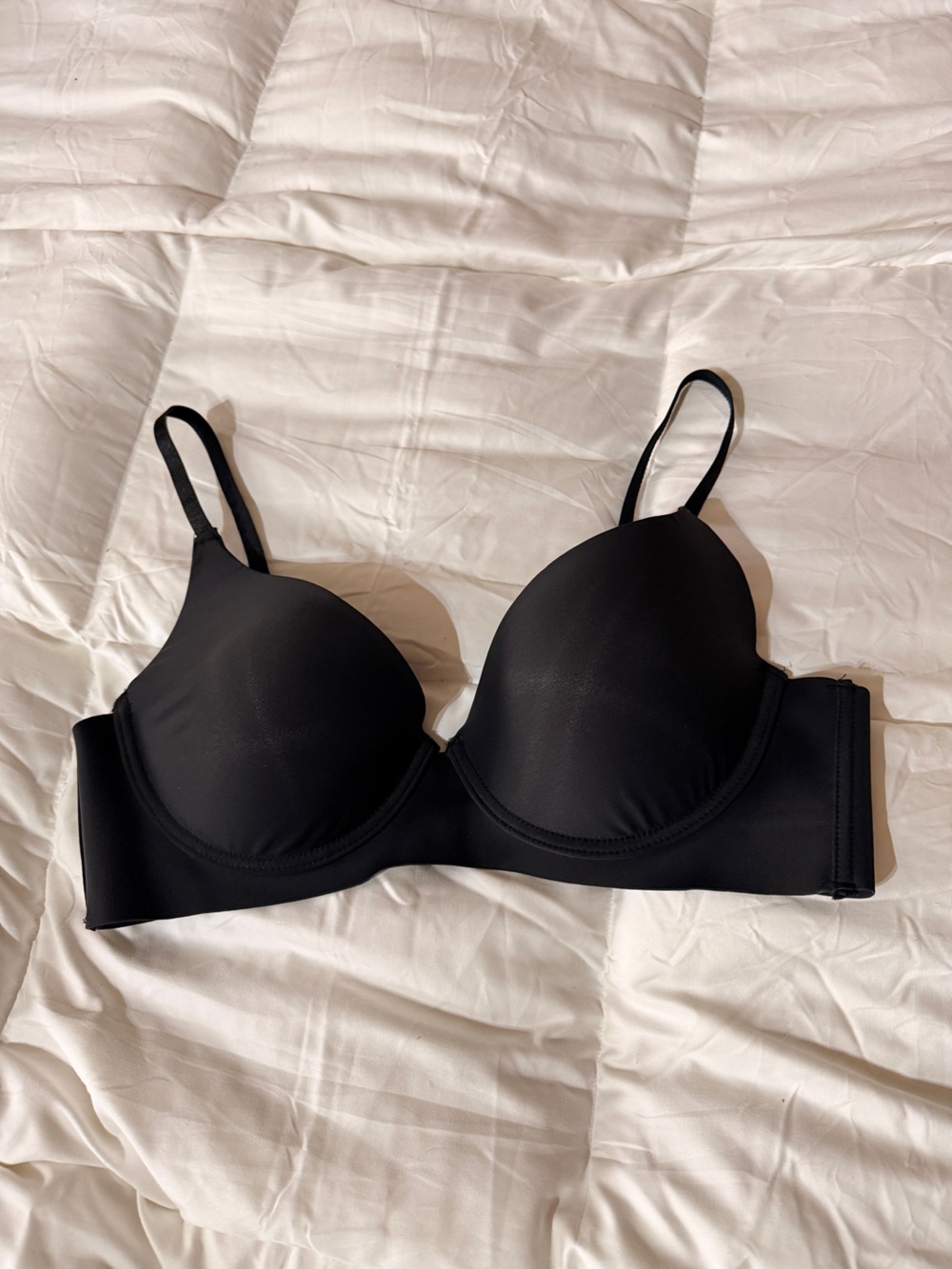Steve Madden Black Smooth T-Shirt Bra